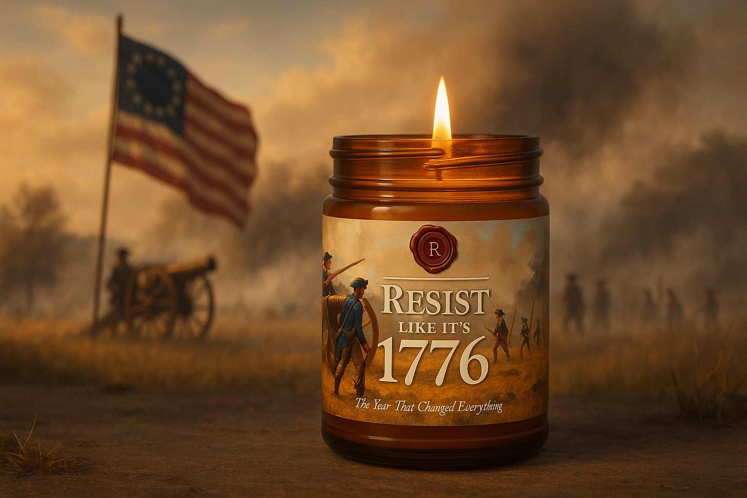 Patriotic Candles Made in the USA: Meet Resistance Candles