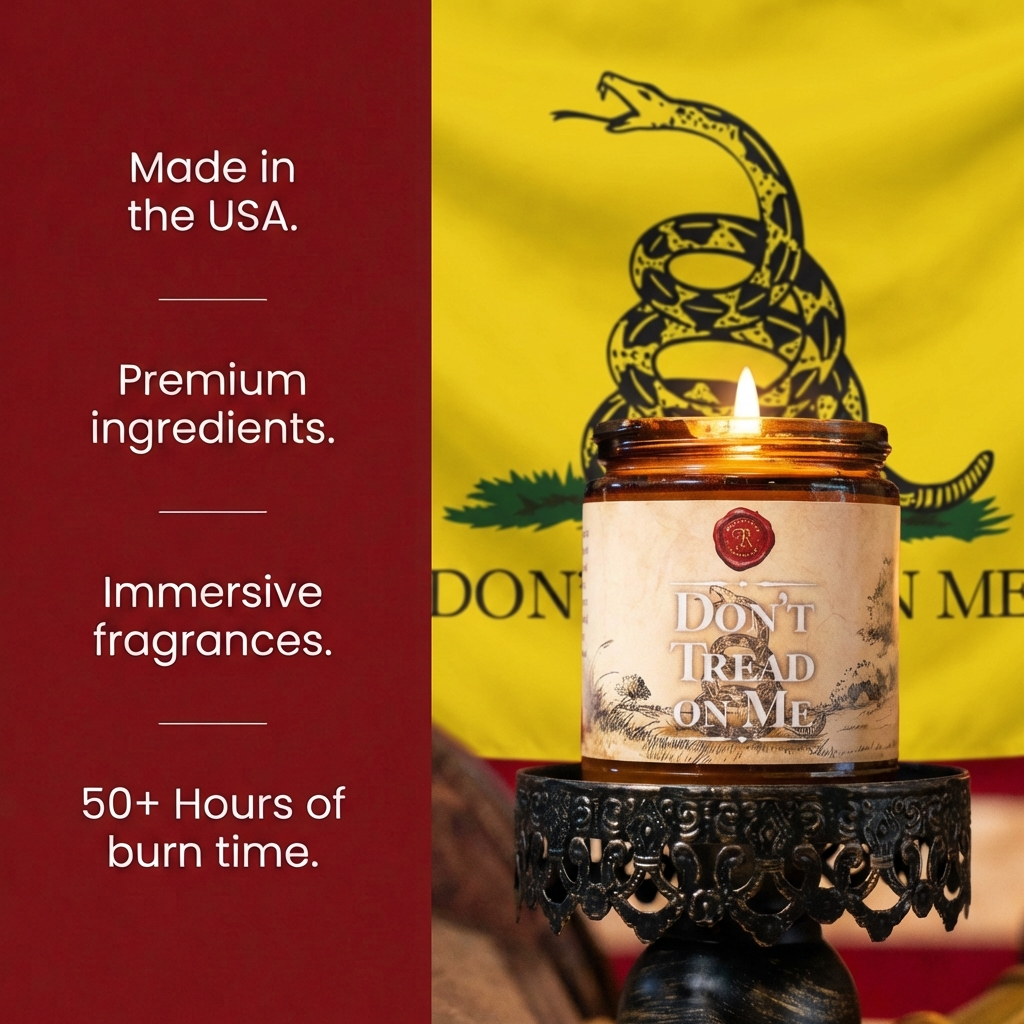 Made in the usa, premium ingredients, immersive fragrances, 50+ hours of burn time.