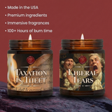 Made in the usa, premium ingredients, immersive fragrances, 100+ hours of burn time.