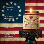 Made in the usa, premium ingredients, immersive fragrances, 50+ hours of burn time.
