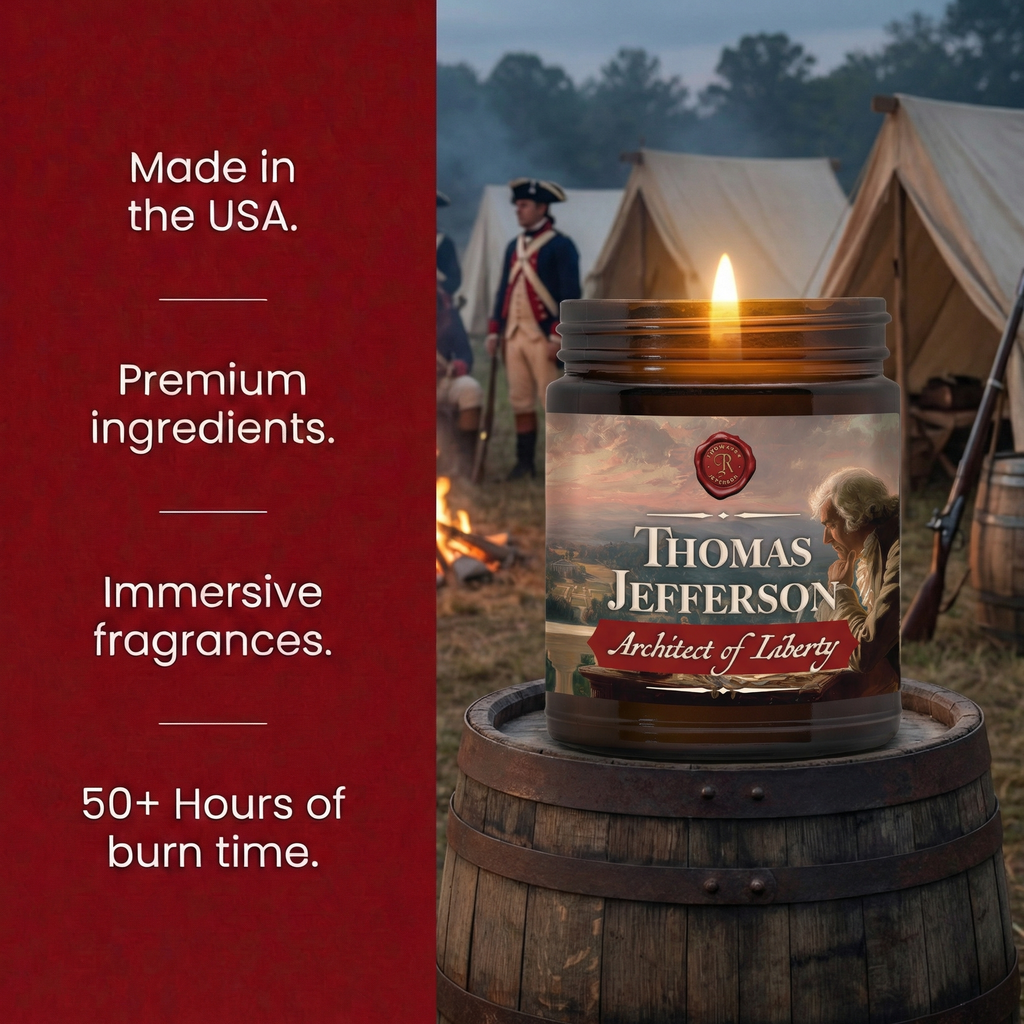 made in the usa, premium ingredients, immersive fragrances, over 50 hours of burn time.