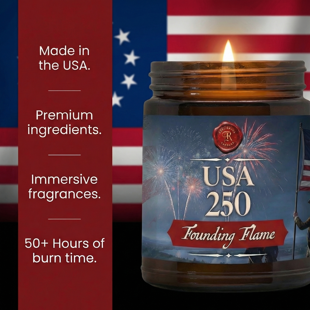 Made in the usa, premium ingredients, immersive fragrances, 50+ hours of burn time.